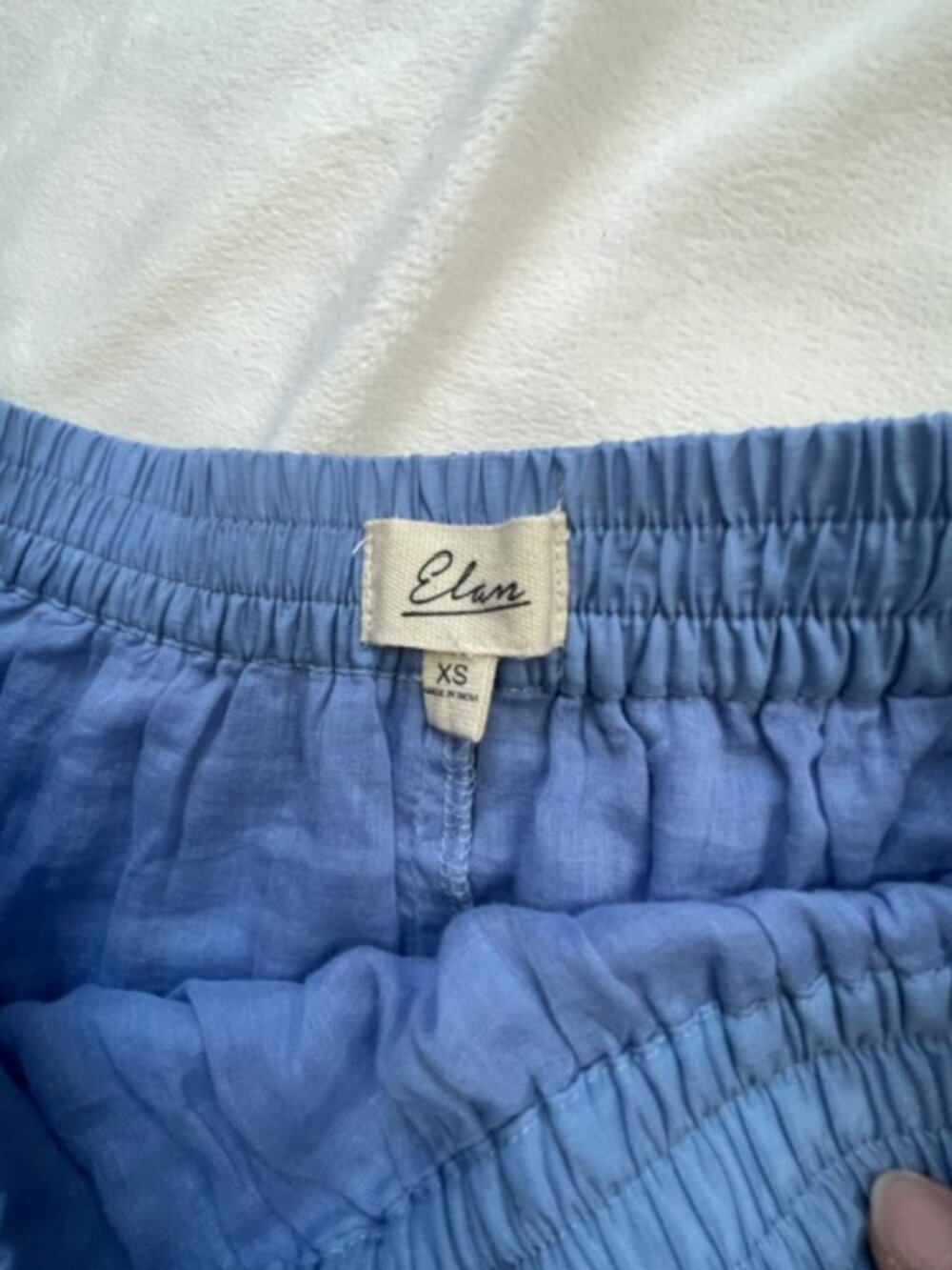 Elan Vicky Women's 2pcs Top & Skirt V-Neck Ruched Maxi, Blue, Top L, Skirt XS - Picture 11 of 16